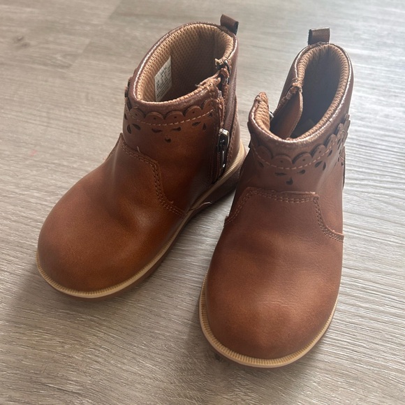 Brown Stride Rite 360 Toddler Ankle Boots - Picture 1 of 4